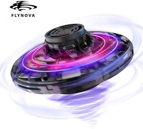 flynova hand operated drone  kids adults   tricked  flying boomerang spinner mini