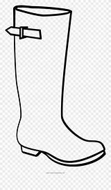 Bota Desenho Rainboot Botas Pinclipart Piow Vaqueras Dlf sketch template