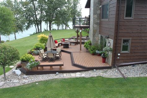 multi level decks deckmasters multi level deck patio outdoor decor