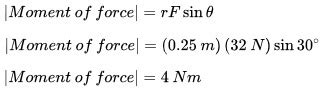 principle  moments  physics definition formula examples