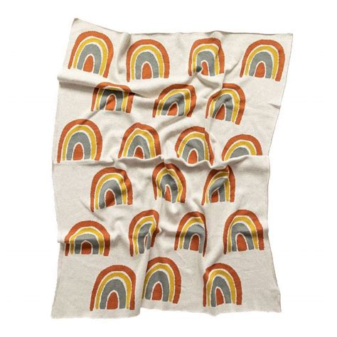 rainbow blanket  baby gifts