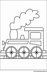 Eisenbahn Malvorlage Ausmalbild Lokomotive Zug Malen Vorlagen Dampflok Waggons Pdf Züge Bastelvorlage Datei sketch template