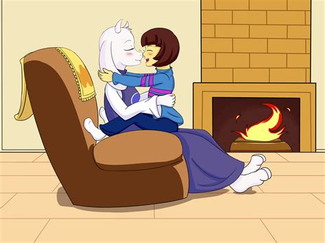 Undertale Toriel X Frisk By Vulpi By Therealcommissioner