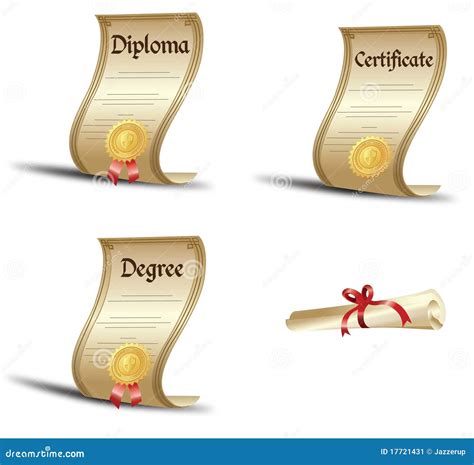 degrees stock illustration illustration  graduation
