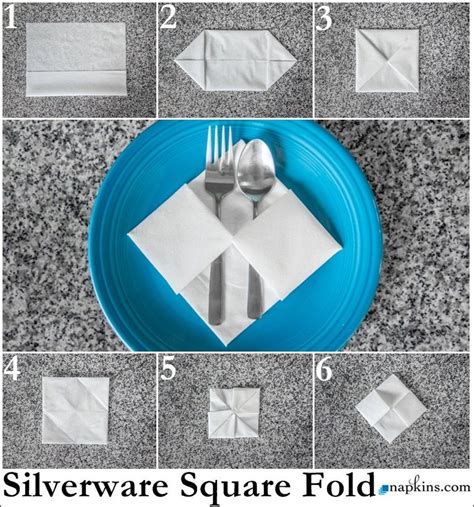square table napkin fold 11 best napkin folding ideas