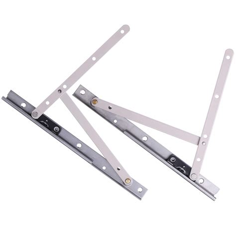 pair casement window hinge   stainless steel finish adjustable pack standard duty