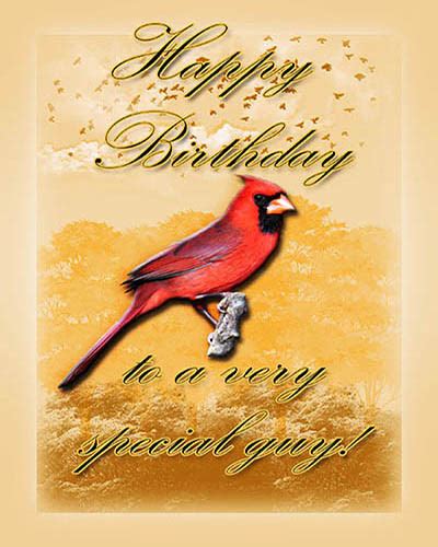 cardinal birthday for him free birthday for him ecards greeting cards 123 greetings