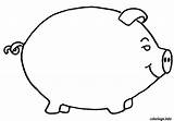 Cochon Tirelire Dessiner Imprimé sketch template