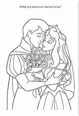 Aurora Princess Wedding Beauty Sleeping Prince Phillip Coloring Disney Pages Wishes Via Flickr Colouring Choose Board sketch template