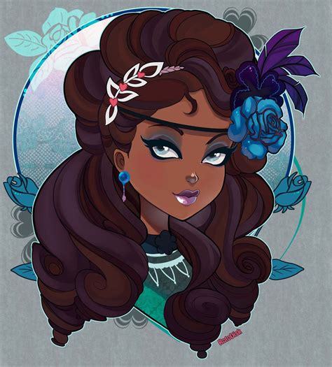 dark skin anime characters and other goodies art pour mes murs ever after high art black