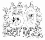 Wacky Races Zombiegoon 50th sketch template
