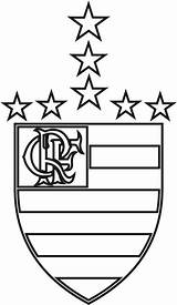 Flamengo Colorir Emblema Regatas Clube Emblemas Imagensemoldes sketch template