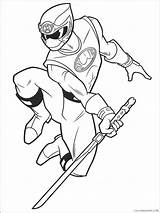 Ranger Green Coloring Pages Power Getcolorings Color sketch template