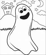 Ghost Coloring Printable Kids Pages Halloween Sheets Print Click Choose Board sketch template