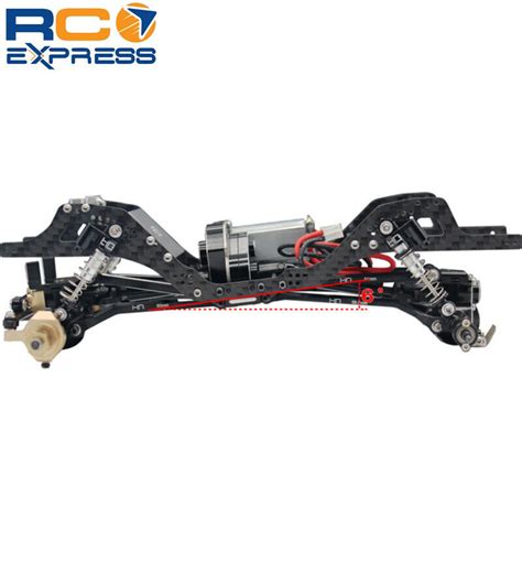 hot racing axial scx lcg graphite angled chassis kit sxtfgac ebay