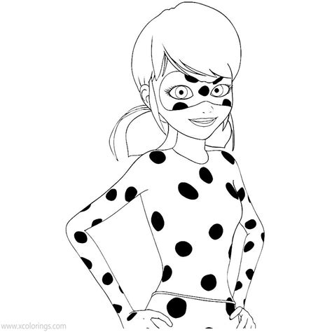 miraculous ladybug cute coloring pages coloring pages