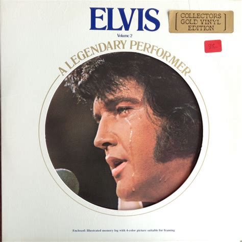 elvis presley a legendary performer volume 2 1976 gold vinyl