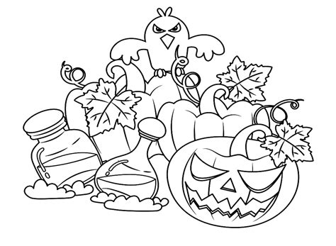 cute halloween coloring sheets  printable coloring pages