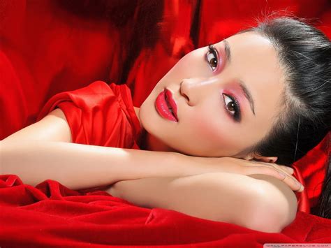 beautiful woman in red 4k hd desktop wallpaper for 4k ultra hd tv tablet smartphone mobile