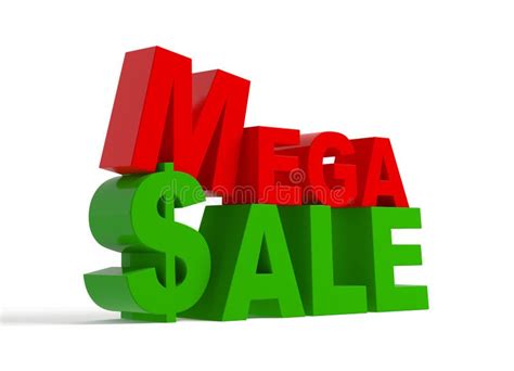 mega sale  text stock illustration illustration  market