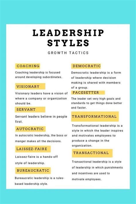 10 proven types of leadership styles what s yours 리더쉽