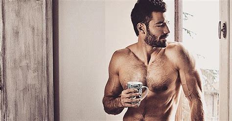 hot guys drinking coffee popsugar love and sex