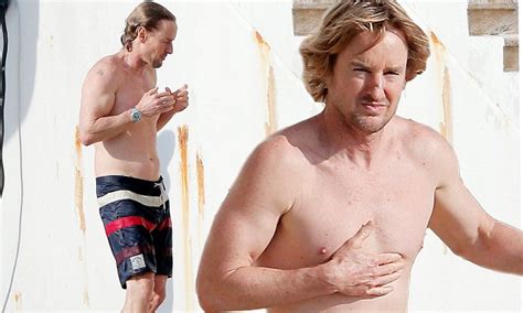 Owen Wilson Shows Abs As He Goes For A Swim In Antibes During French
