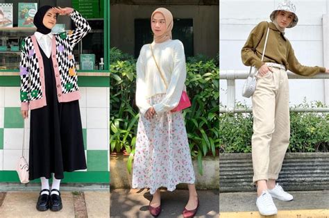 Tren Fashion Hijab 2023 Model Atasan Knit Atau Rajut Lagi Ngehits Ini