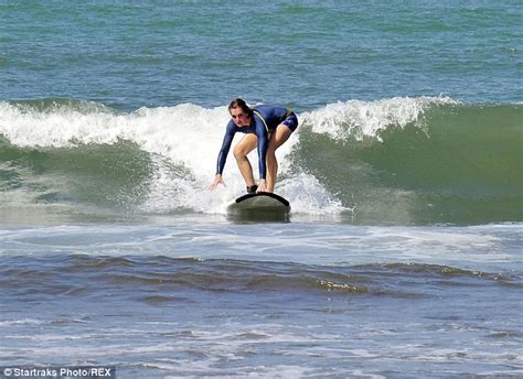 brooke shields is poise perfect as she shows off her surfing skills in