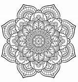 Coloring Mandala Pages sketch template
