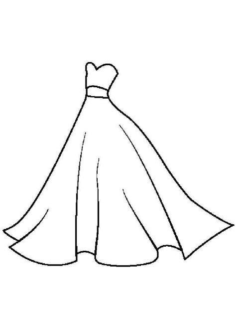 dress coloring pages learny kids