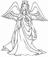 Angel Coloring Angels Pages Holding Christmas Candle Beautiful Adults Realistic Print Loving Tattoo Outline Adult Color Printable Engel Cartoon Bible sketch template