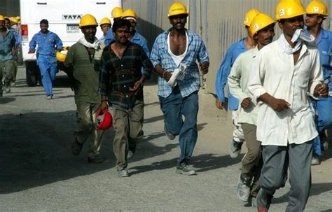 dubai  glittering global city built  poor migrant construction workers agency wire