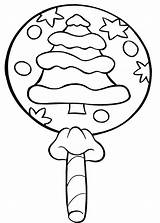Coloring Candy Christmas Pages Lollipop Printable Cane Big Color Kids Lollipops Template Sucker Getcolorings Candies Cookie Coloringkidz Templates Print sketch template