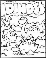 Dinosaur Coloring Pages Printable Dino Kids Preschool Kindergarten Dinos Sheets Colouring Color Cute Printables Birthday Children Books Book Print Színez sketch template