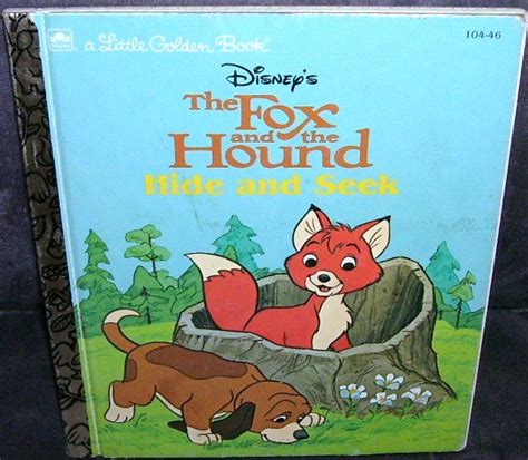 Disney The Fox And The Hound Hide And Seek Little Golden Book Exc