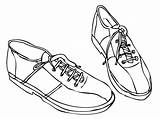 Shoe Outline Shoes Bowling Clipart Cliparts Library Walking sketch template