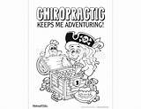 Chiropractic Coloring Sheets Kids Anatomy Choose Board Fun Adjustment Doodle Book Activity sketch template
