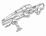 Sniper Rifle Drawing Gun Heavy Drawings Coloring Sketch Getdrawings sketch template