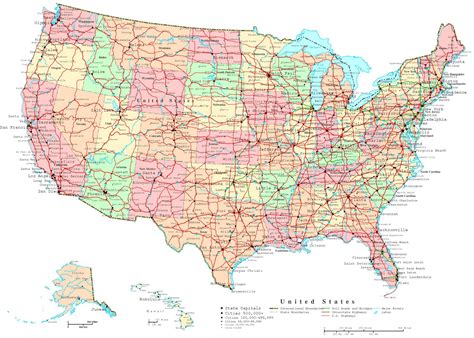usa main maps  united states  america maps