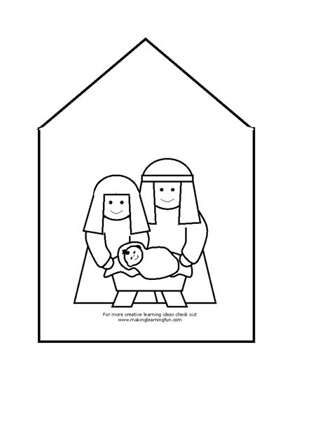 nativitystableornament wordsgif  christmas sunday school