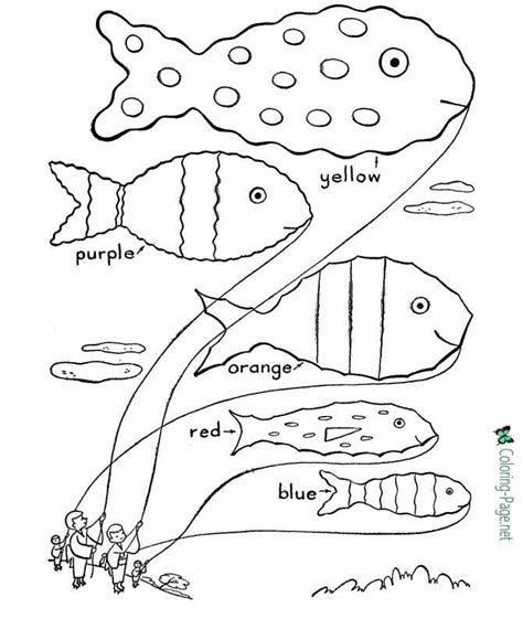 fish colouring pages  preschool pictures coloring pages printable