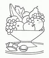 Fruit Basket Coloring Pages Kids Fruits Drawing Baskets Step Fresh Color Frutas Colouring Printable Book Table Painting Draw Food Getdrawings sketch template