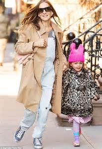 sarah jessica parker s daughter in a bunny ear hat daily mail online