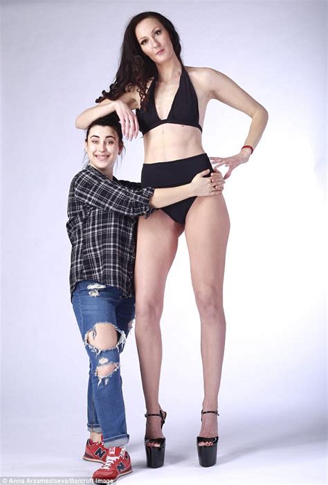 does 6ft 9ins ekaterina lisina have world s longest legs daily mail