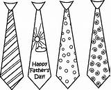 Card Tie Father Fathers Template Coloring Templates Pages Choose Board Cards Craft sketch template