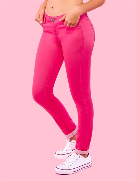 walker skinny celebrity pink jeans