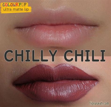 chilly chili colourpop colourpop ultra matte lip colourpop matte lips