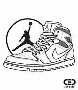 Jumpman Jordans Zapatillas Lakers Dibujos Getdrawings Sketch Empapelar sketch template