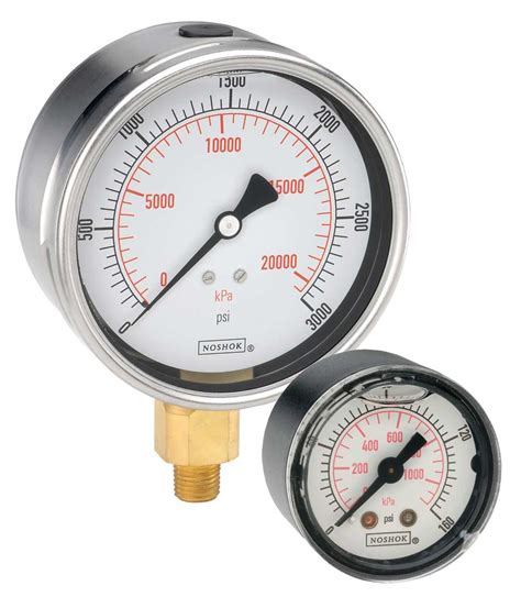 psikpa dial indicating pressure gauge  series noshok hydradyne llc